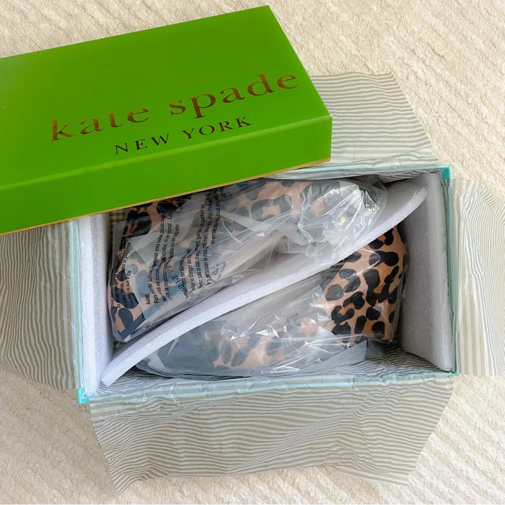 NWT Kate Spade Kacey leopard wedges